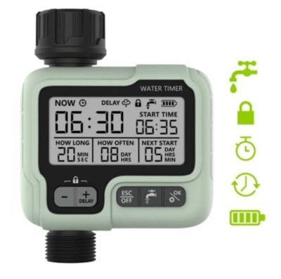 Temporizador Automático para Riego de Jardín HCT-322